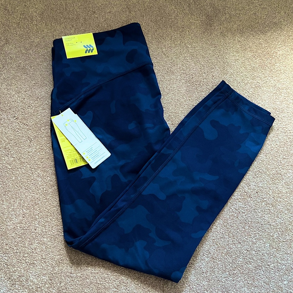 All in Motion Army Print Blue Leggings